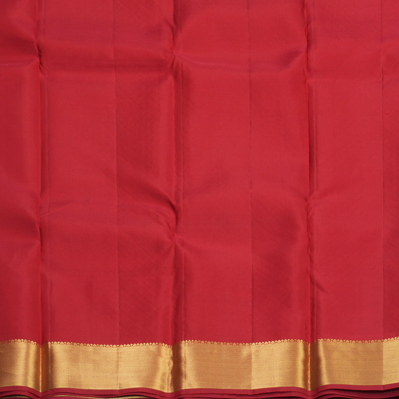 Hayagrivas Handloom Red Kanjivaram Silk Saree SSKBF57E3-1