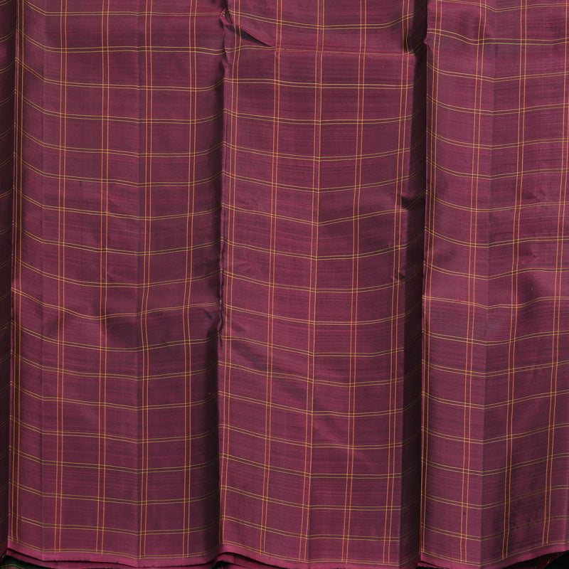 Hayagrivas Handloom Bottle Green Kanjivaram Silk Saree SSKBF60E1-3