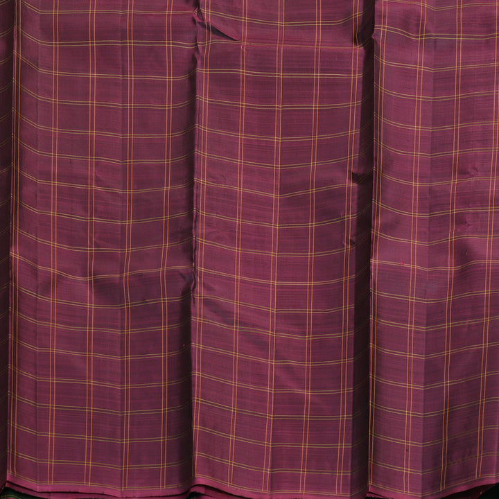 Hayagrivas Handloom Bottle Green Kanjivaram Silk Saree SSKBF60E1-3