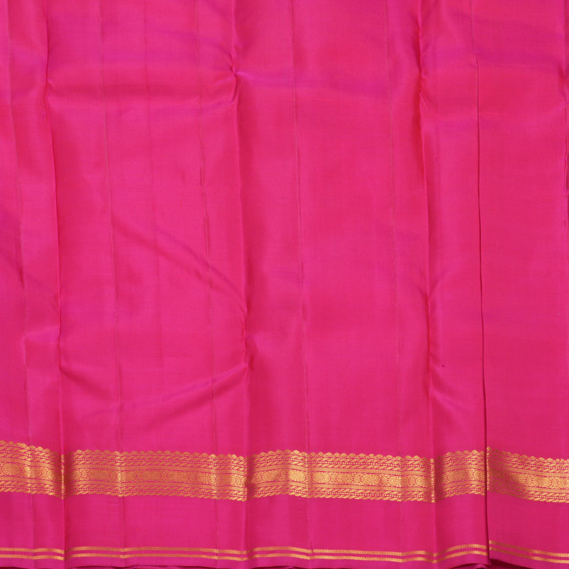 Hayagrivas Handloom Rani Pink Kanjivaram Silk Saree SSKBF60E11-11