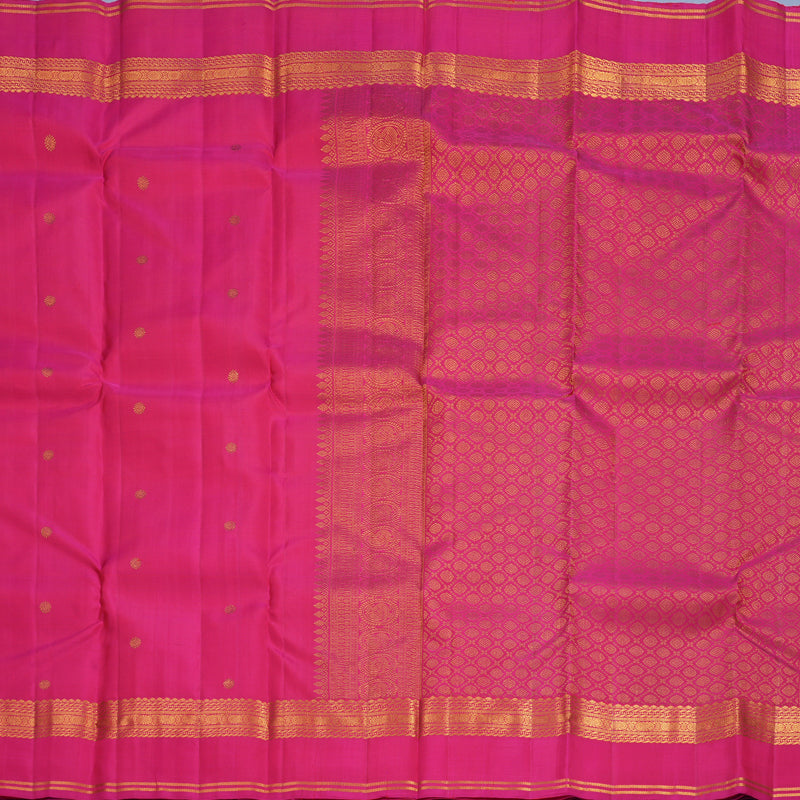 Hayagrivas Handloom Rani Pink Kanjivaram Silk Saree SSKBF60E11-11