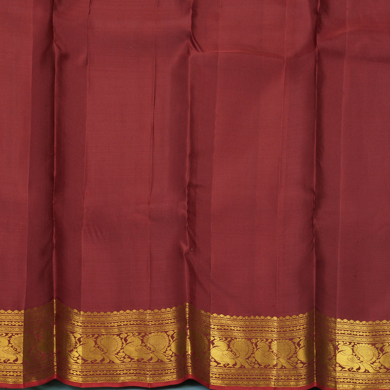 Hayagrivas Handloom Maroon Kanjivaram Silk Saree SSKBF60E11-8