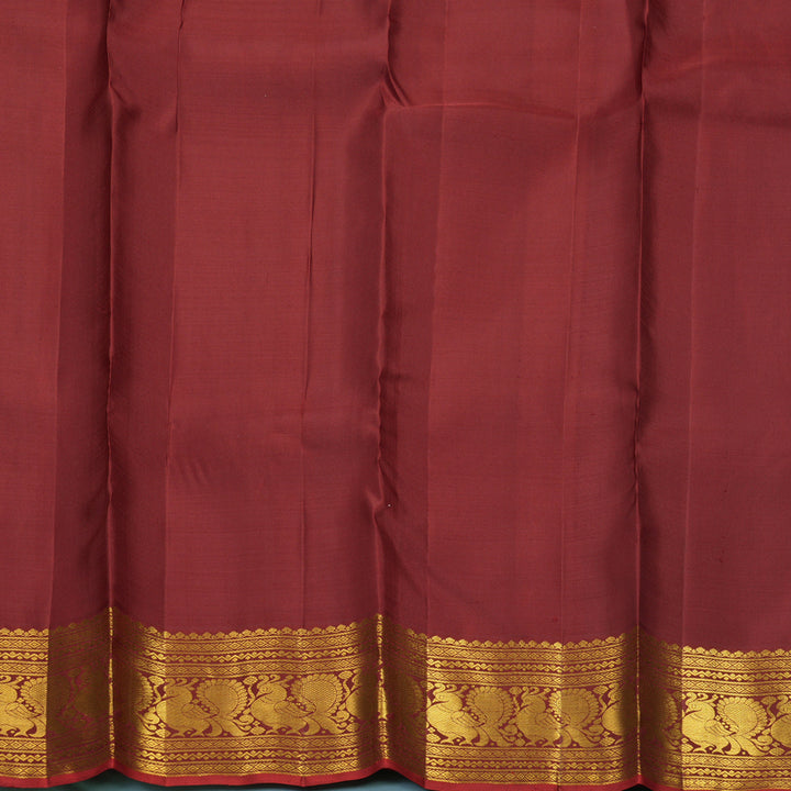Hayagrivas Handloom Maroon Kanjivaram Silk Saree SSKBF60E11-8