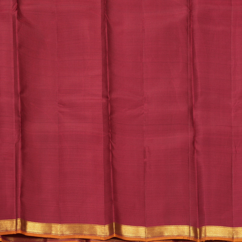 Hayagrivas Handloom Maroon Kanjivaram Silk Saree SSKBF60E5-2