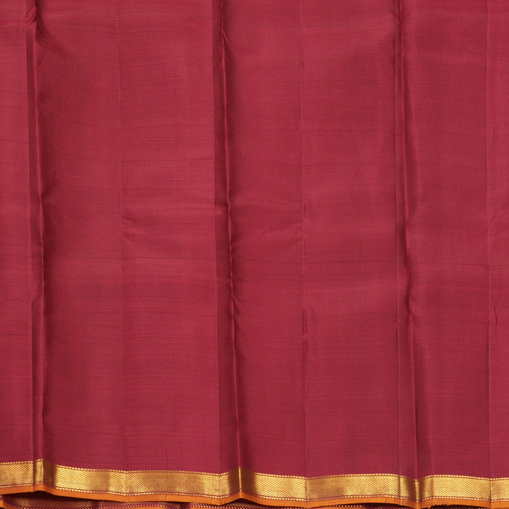 Hayagrivas Handloom Maroon Kanjivaram Silk Saree SSKBF60E5-2