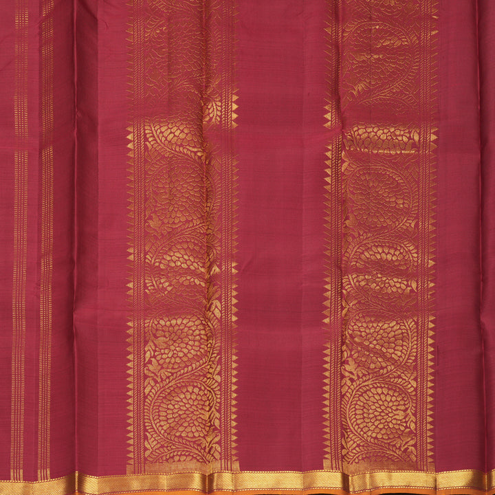 Hayagrivas Handloom Maroon Kanjivaram Silk Saree SSKBF60E5-2