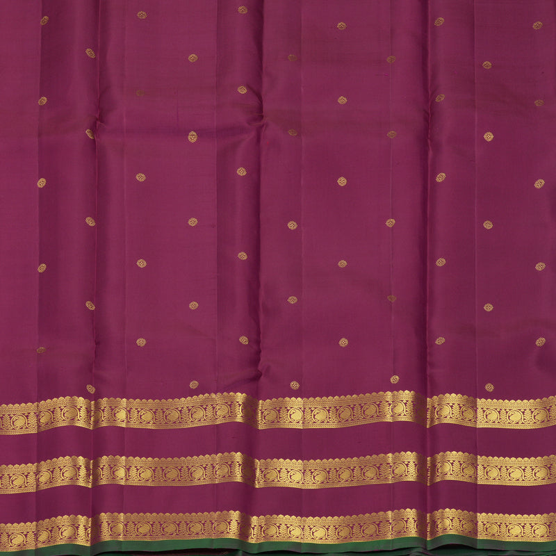 Hayagrivas Handloom Rusty Pink Kanjivaram Silk Saree with Vadamalli Border SSKBF61E2-16