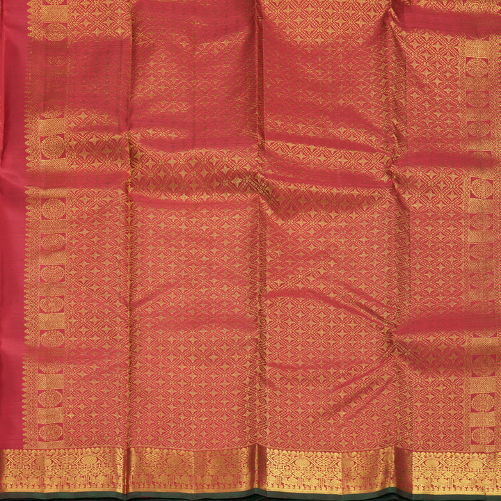 Hayagrivas Handloom Maroon Kanjivaram Silk Saree SSKBF61E2-2
