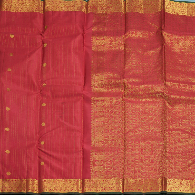 Hayagrivas Handloom Maroon Kanjivaram Silk Saree SSKBF61E2-2