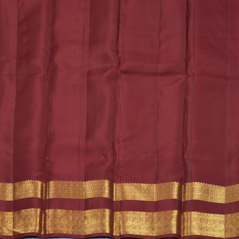Hayagrivas Handloom Maroon Kanjivaram Silk Saree SSKBF61E2-25
