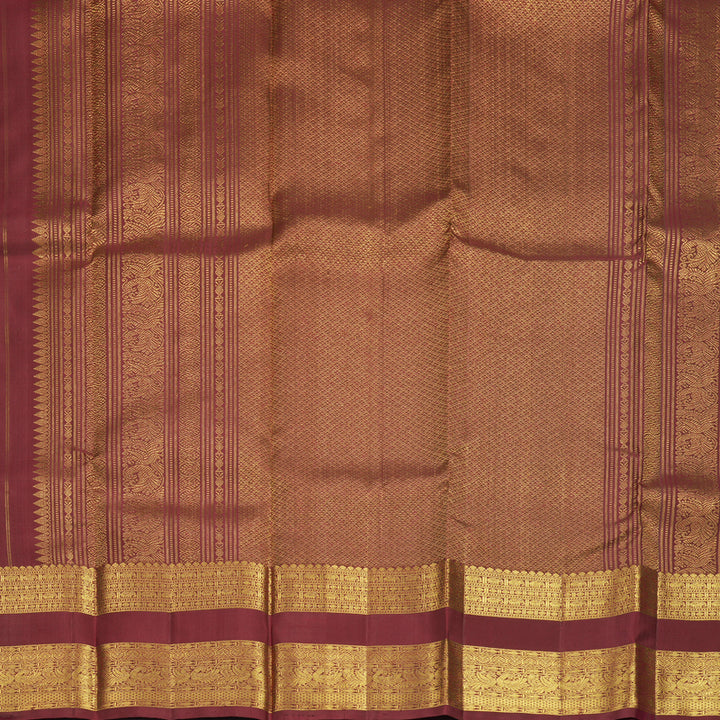 Hayagrivas Handloom Maroon Kanjivaram Silk Saree SSKBF61E2-25