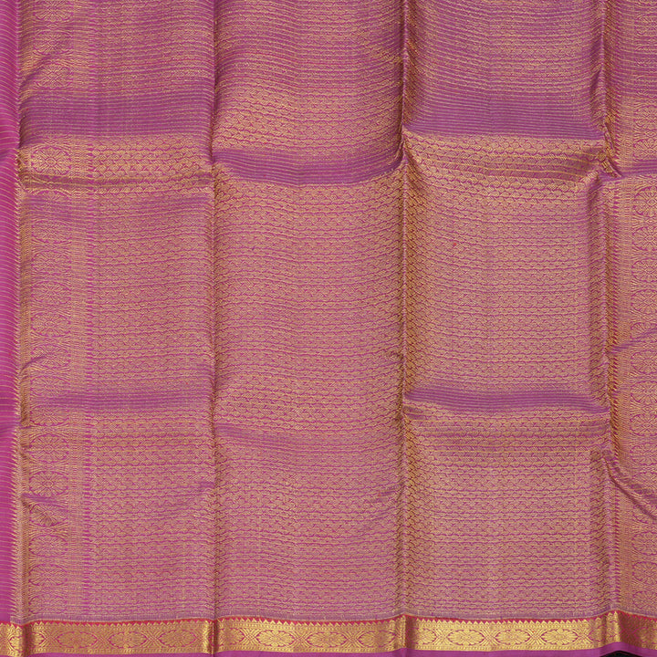 Hayagrivas Handloom Manthalir Kanjivaram Silk Saree with Purple Border SSKBF61E3-2
