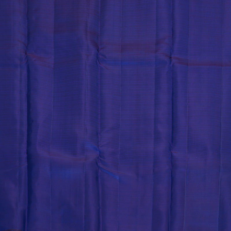 Hayagrivas Handloom Aqua Blue Kanjivaram Silk Saree with Ink Blue Border SSKBF61E6-3