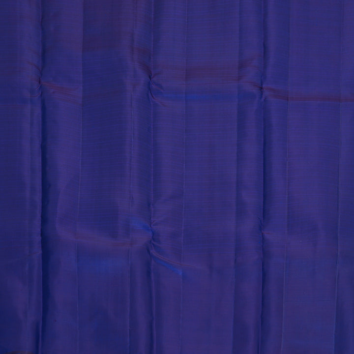 Hayagrivas Handloom Aqua Blue Kanjivaram Silk Saree with Ink Blue Border SSKBF61E6-3