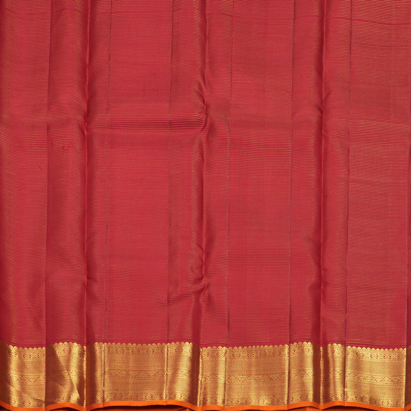 Hayagrivas Handloom Maroon Kanjivaram Silk Saree SSKBF61E6-7