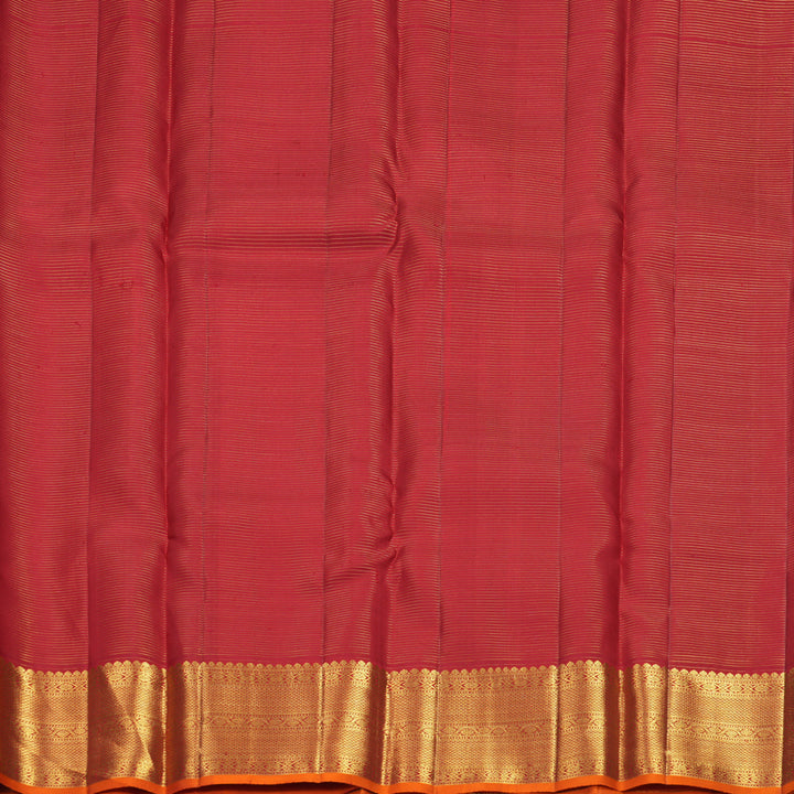 Hayagrivas Handloom Maroon Kanjivaram Silk Saree SSKBF61E6-7