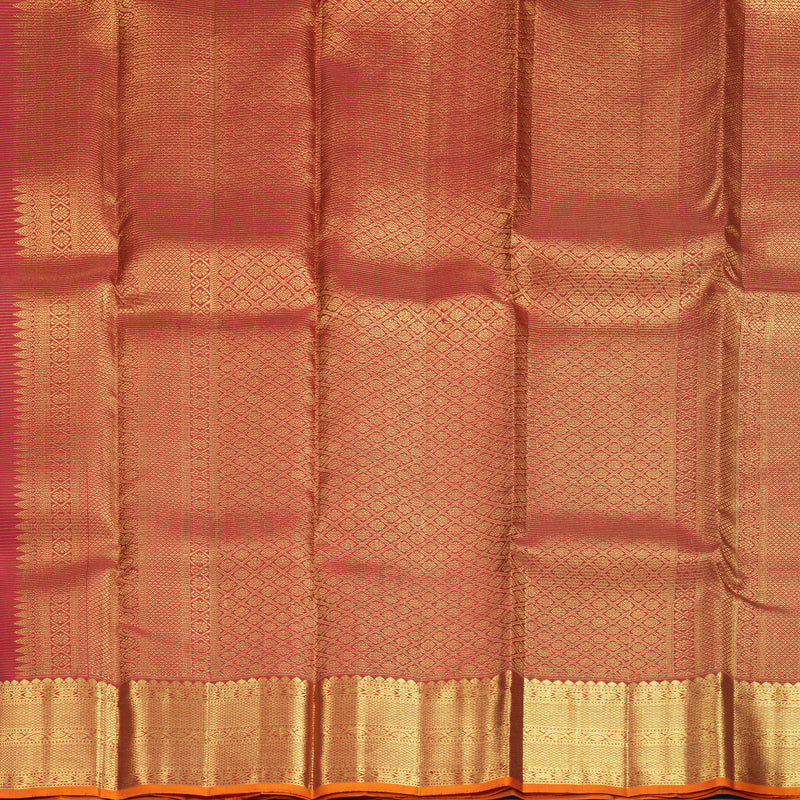 Hayagrivas Handloom Maroon Kanjivaram Silk Saree SSKBF61E6-7