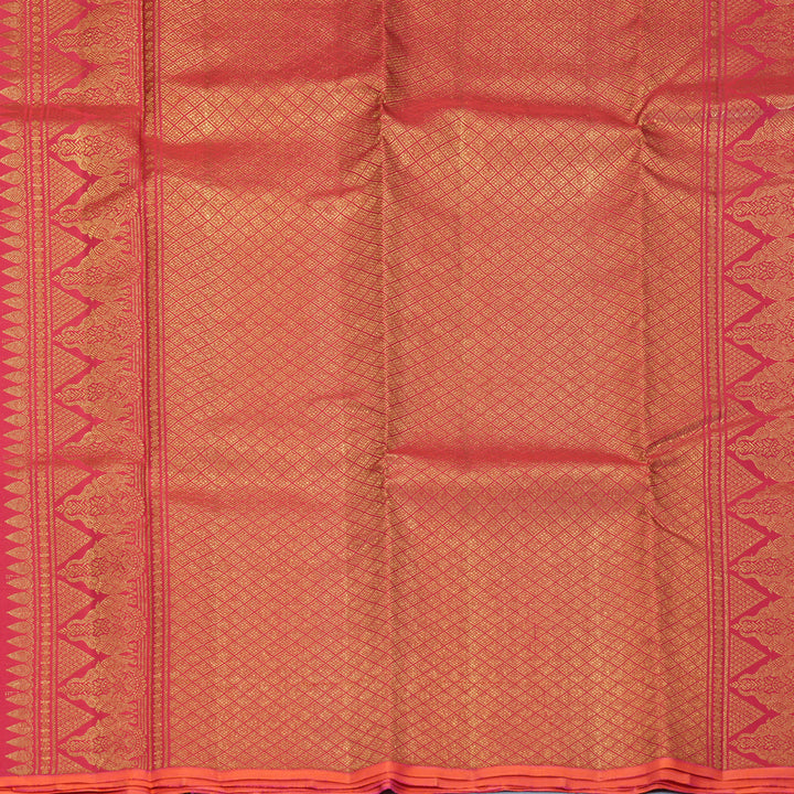 Hayagrivas Handloom Pink Kanjivaram Silk Saree SSKBF67E12-2