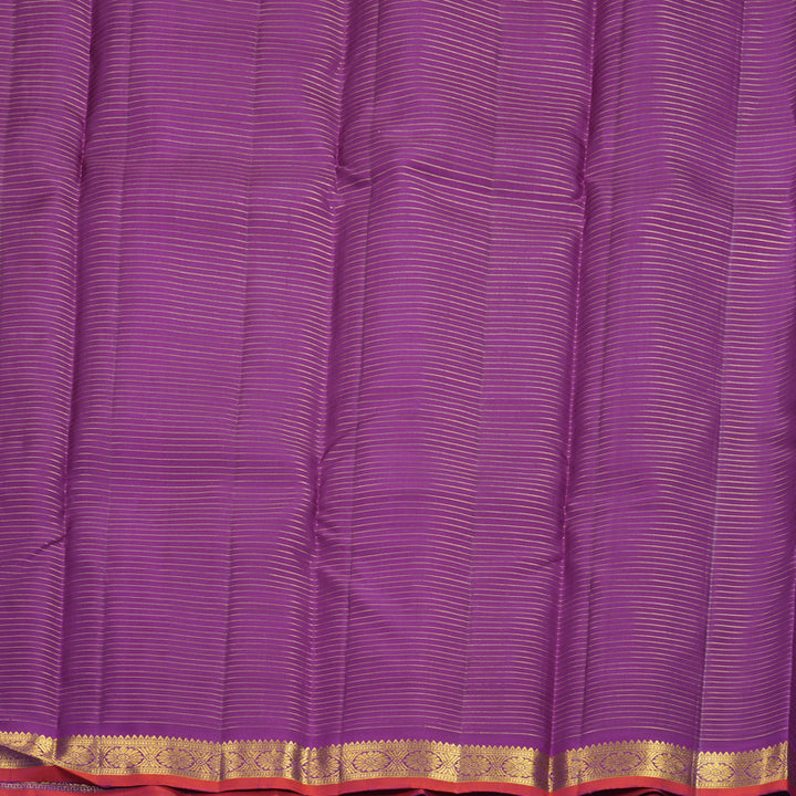 Hayagrivas Handloom Vadamalli Purple Kanjivaram Silk Saree SSKBF67E9-1