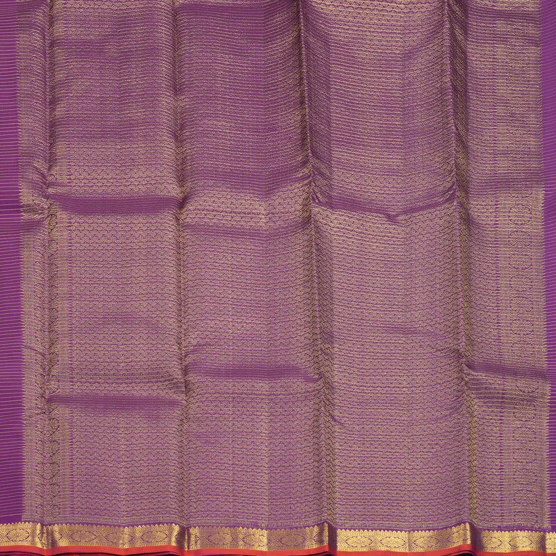 Hayagrivas Handloom Vadamalli Purple Kanjivaram Silk Saree SSKBF67E9-1