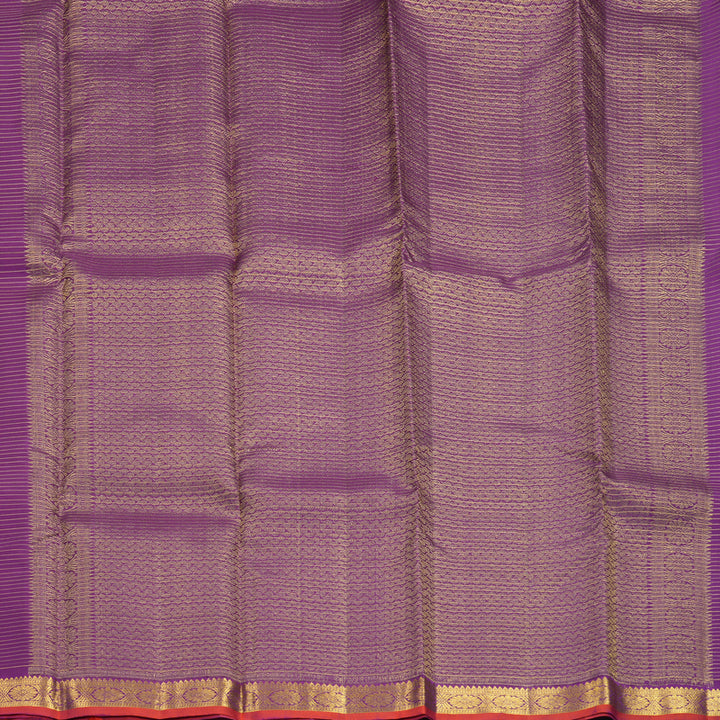 Hayagrivas Handloom Vadamalli Purple Kanjivaram Silk Saree SSKBF67E9-1