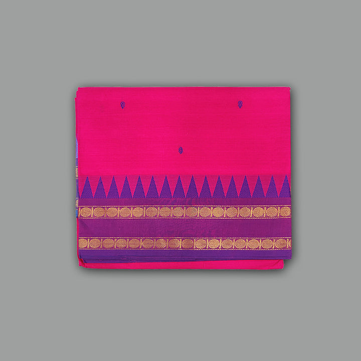 Hayagrivas Rose Pink Handloom Chettinad Cotton Saree SSKBF86F1-102