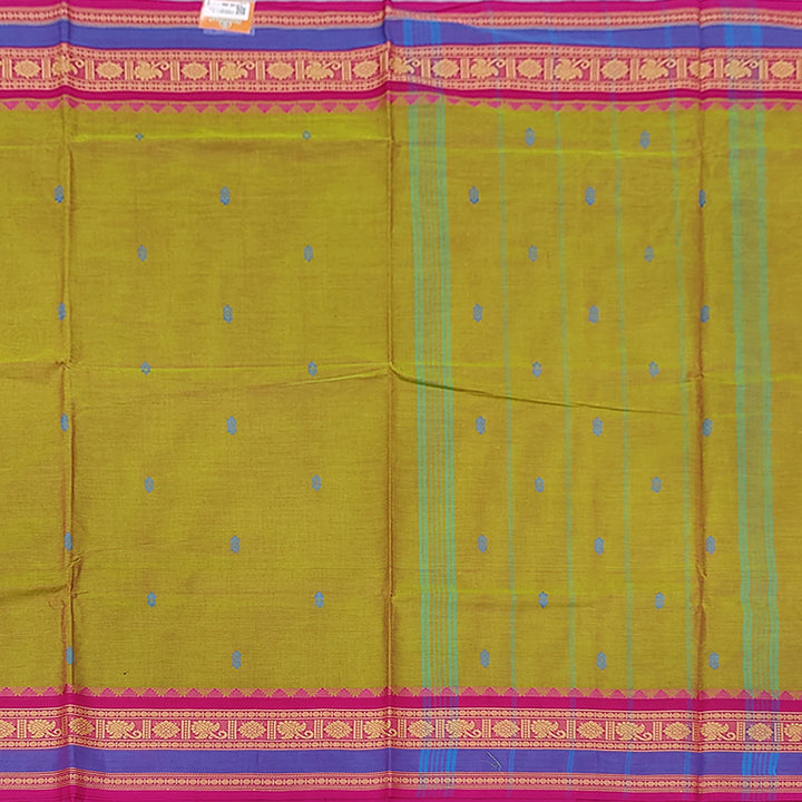 Hayagrivas Manthalir Green Handloom Chettinad Cotton Saree SSKBF86F1-70