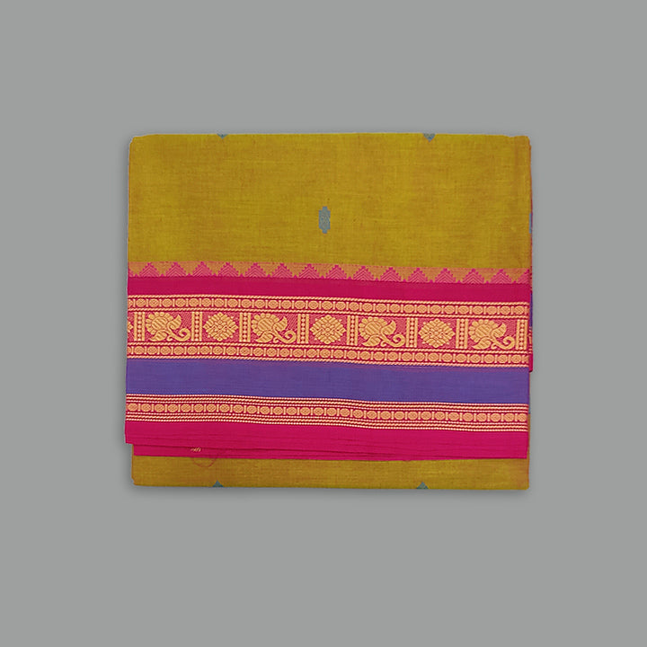 Hayagrivas Manthalir Green Handloom Chettinad Cotton Saree SSKBF86F1-70