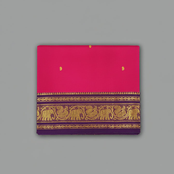 Hayagrivas Pink Handloom Chettinad Cotton Saree SSCKBF86F1-94