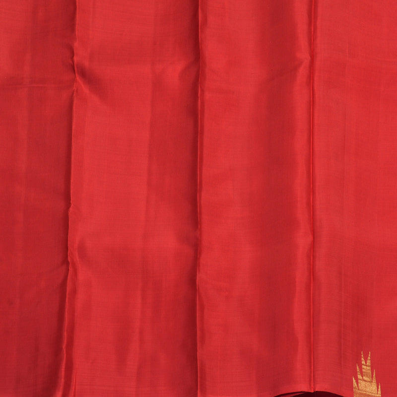 Hayagrivas Handloom Red Kanjivaram Silk Saree SSKBF90F2-1