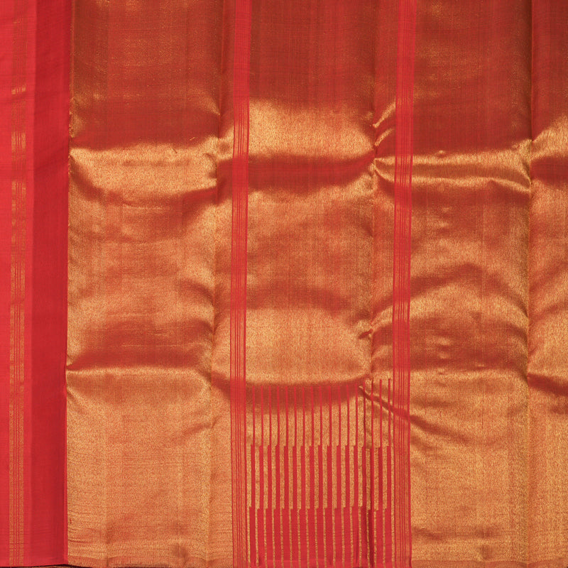 Hayagrivas Handloom Red Kanjivaram Silk Saree SSKBF90F2-1