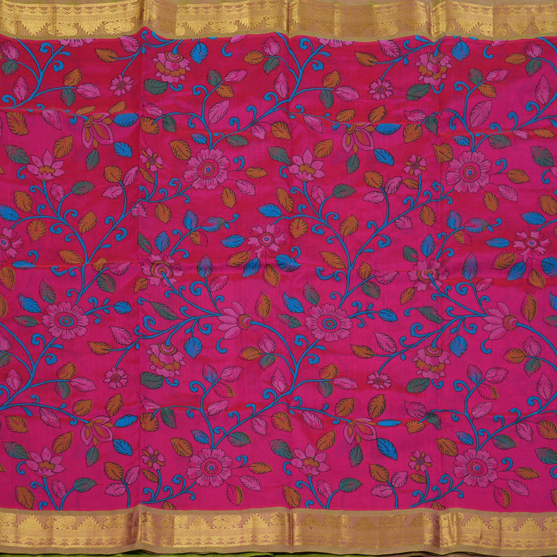 Hayagrivas Handloom Printed Silk Cotton Saree SWBD692K1-10