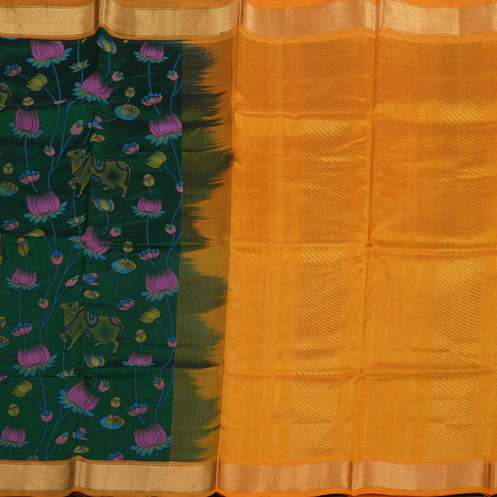 Hayagrivas Handloom Printed Silk Cotton Saree SWBD692K1-20