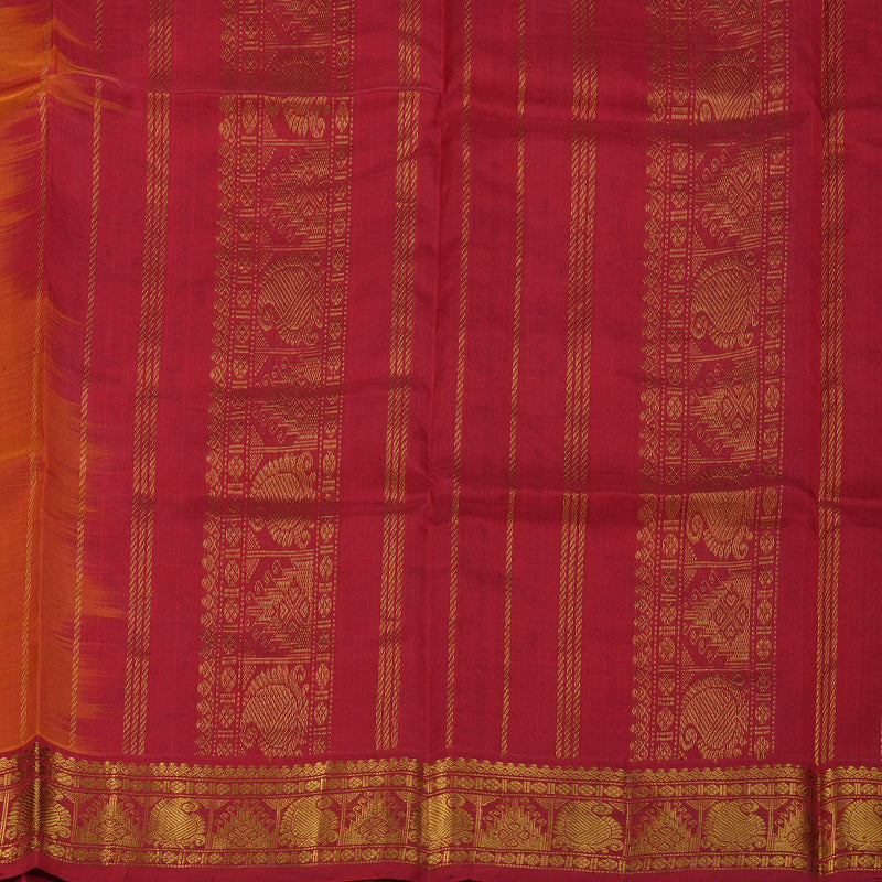 Hayagrivas Handloom Printed Silk Cotton Saree SWBD692K1-7