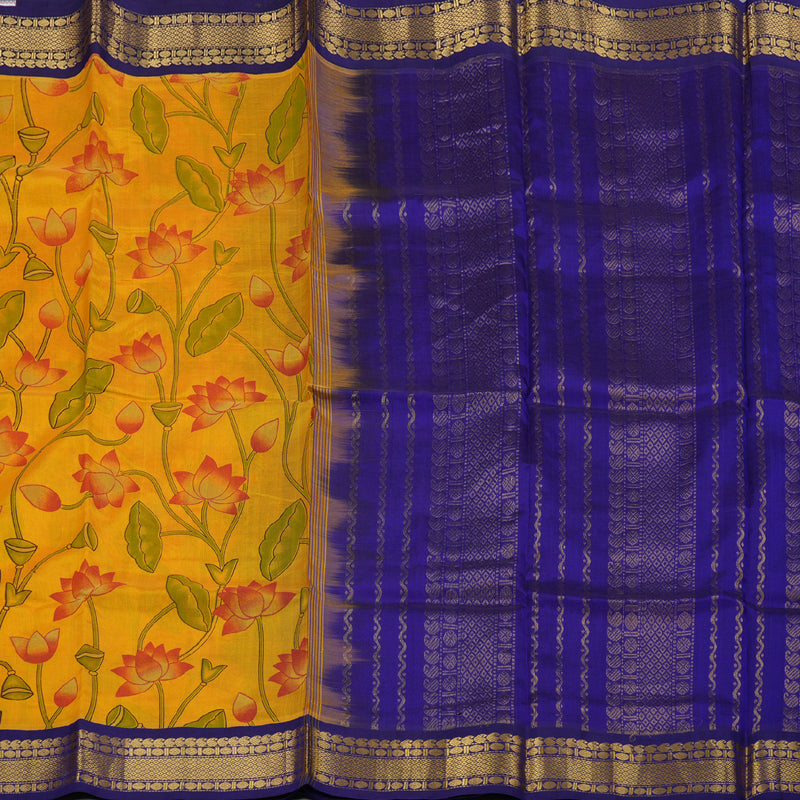 Hayagrivas Handloom Printed Silk Cotton Saree SWBD692K2-9