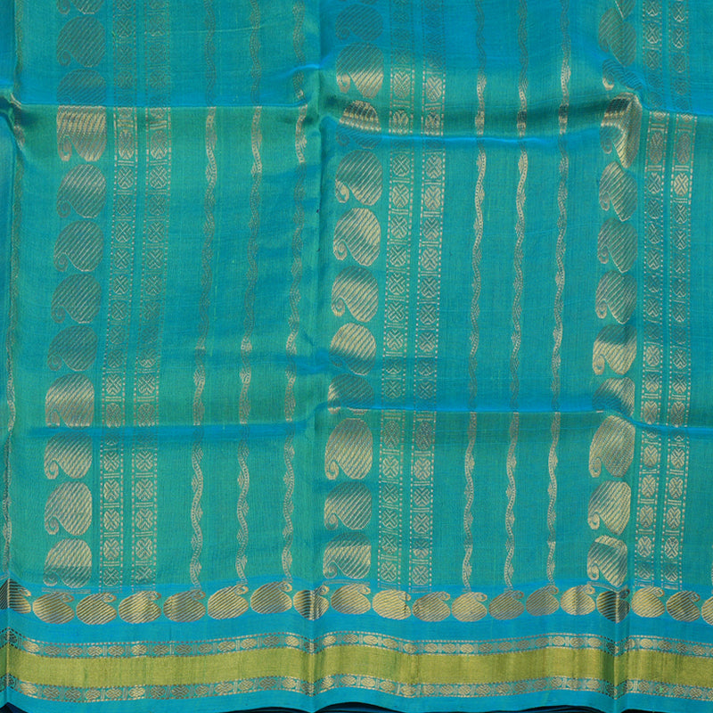 Hayagrivas  Handloom Printed Silk Cotton Saree SWBD692K4-5