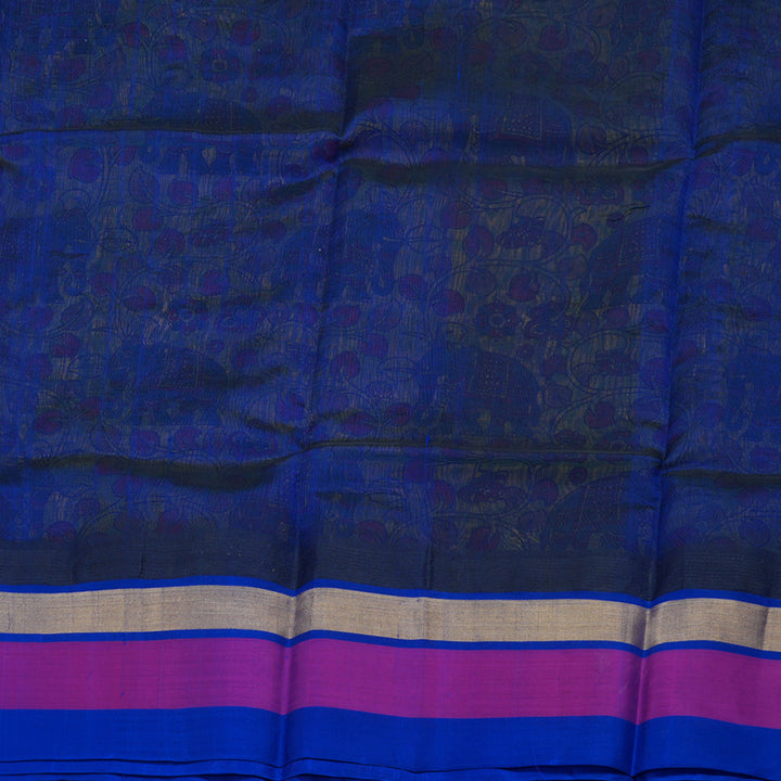 Hayagrivas Handloom Printed Silk Cotton Saree SWBD692K5-10