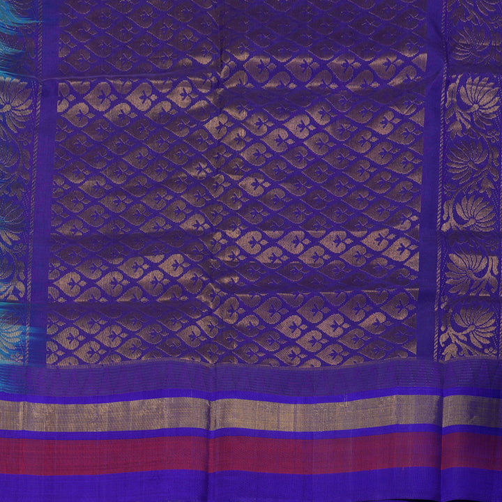 Hayagrivas Handloom Printed Silk Cotton Saree SWBD692K5-3