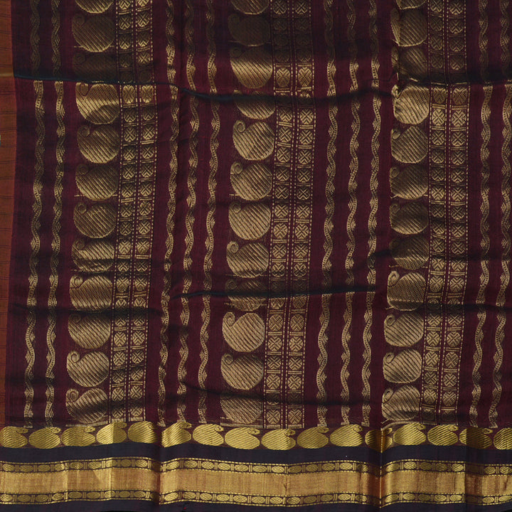 Hayagrivas Handloom Printed Silk Cotton Saree SWBE736A4-4