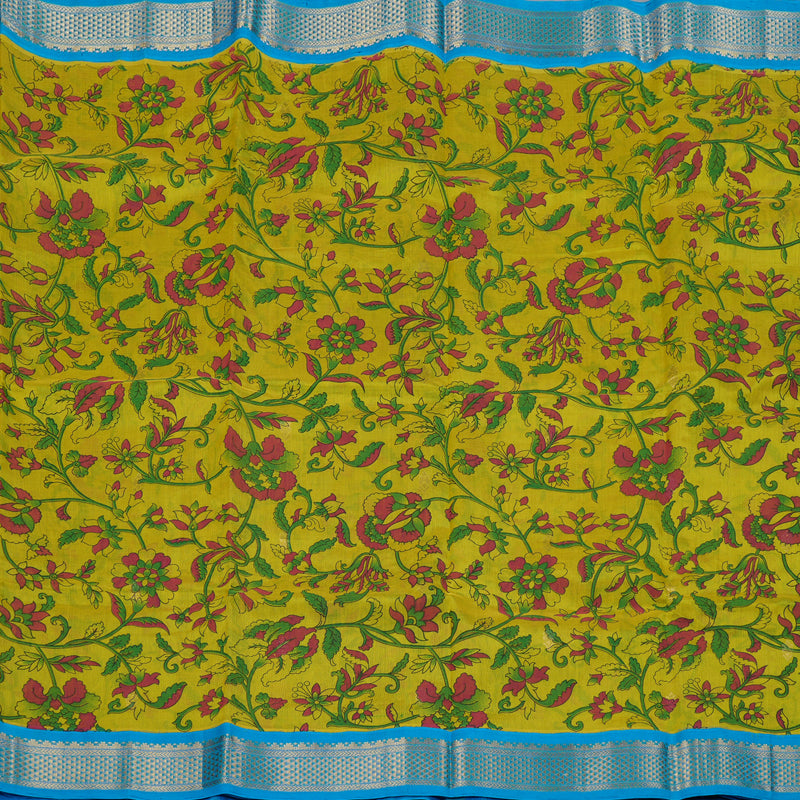Hayagrivas Handloom Printed Silk Cotton Saree SWBE736A4-5