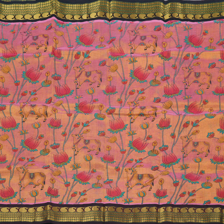Hayagrivas Handloom Printed Silk Cotton Saree SWBE736A4-6