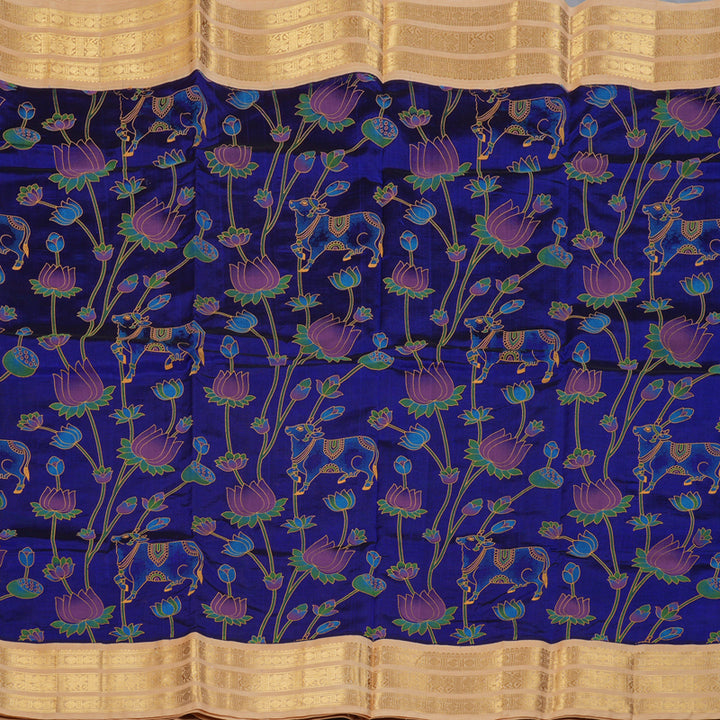 Hayagrivas Handloom Printed Silk Cotton Saree SWBE736A5-5