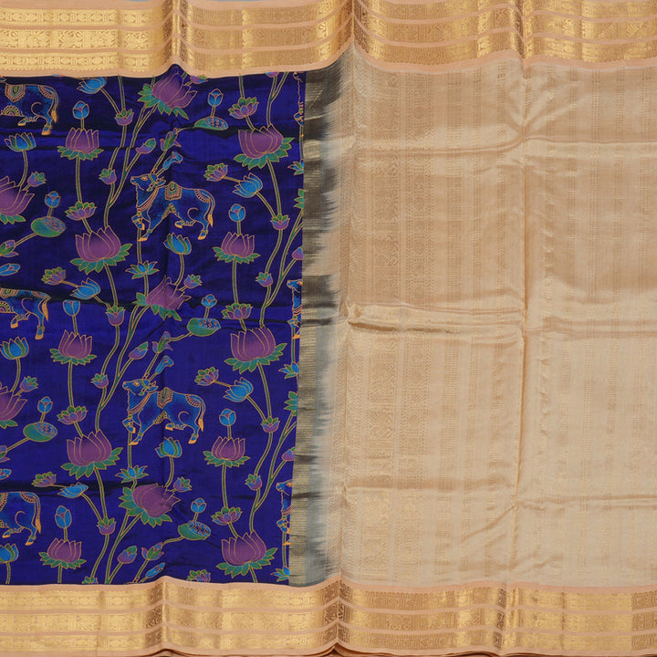 Hayagrivas Handloom Printed Silk Cotton Saree SWBE736A5-5