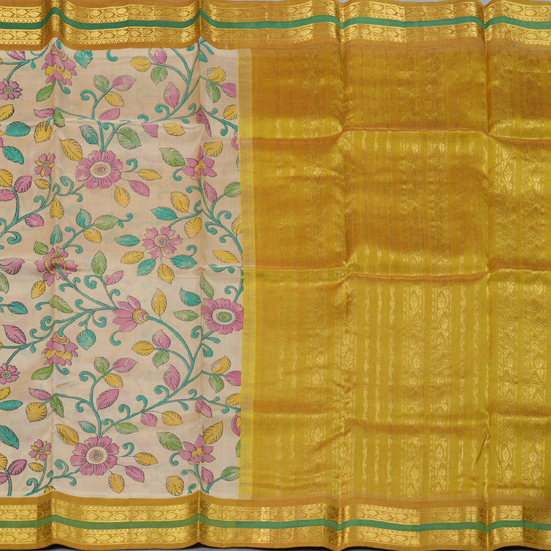Hayagrivas Handloom Printed Silk Cotton Saree SWBE737A2-1