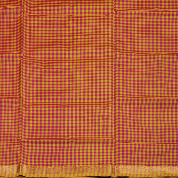 Hayagrivas Handloom Silk Cotton Saree in Enchanting Pink SWBE809C1-7