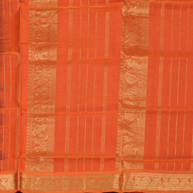 Hayagrivas Handloom Silk Cotton Saree in Mesmerizing Blue SWBE809C2-10