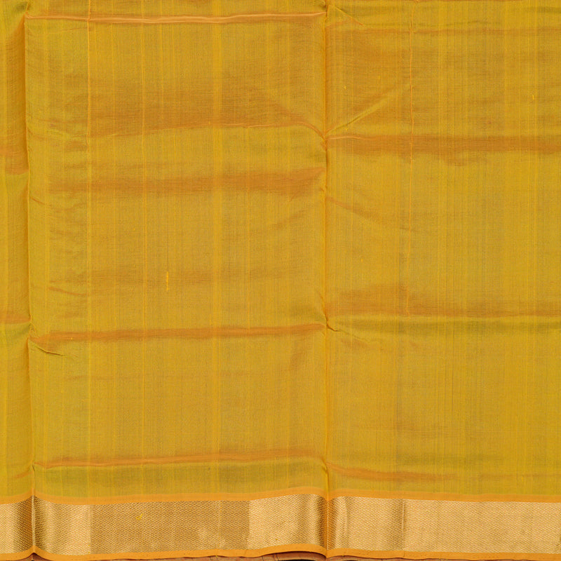 Hayagrivas Handloom Silk Cotton Saree in Ornate Dark Cobalt Blue SWBE809C2-12