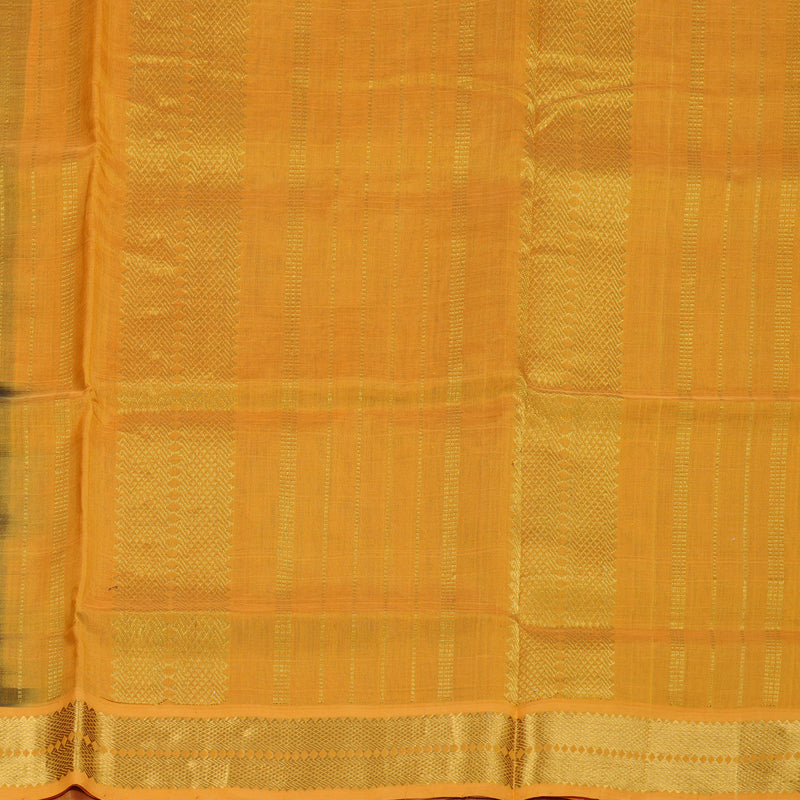 Hayagrivas Handloom Silk Cotton Saree in Graceful Brown SWBE809C2-6