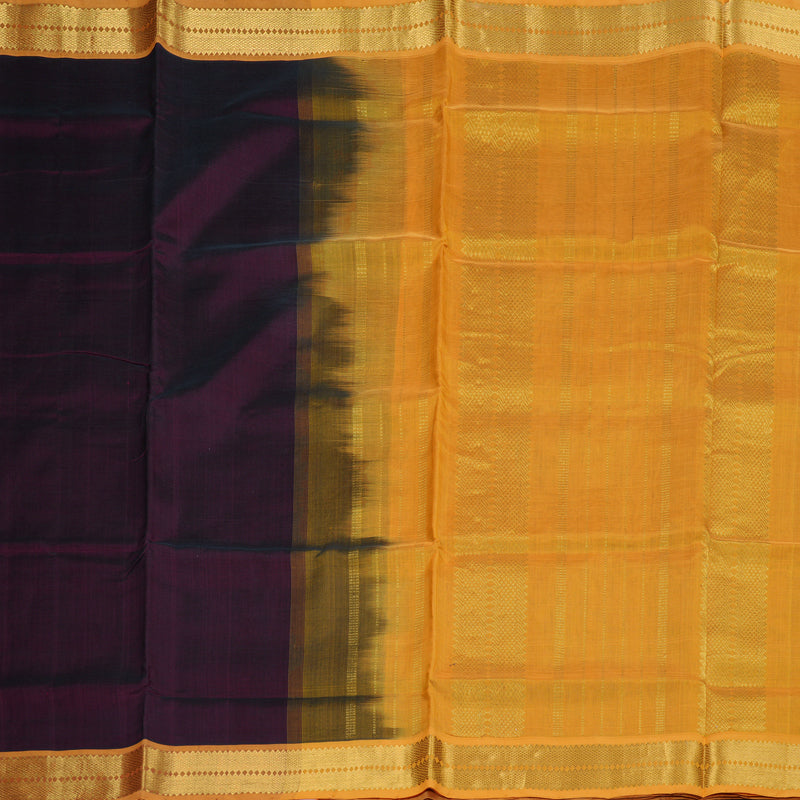 Hayagrivas Handloom Silk Cotton Saree in Graceful Brown SWBE809C2-6