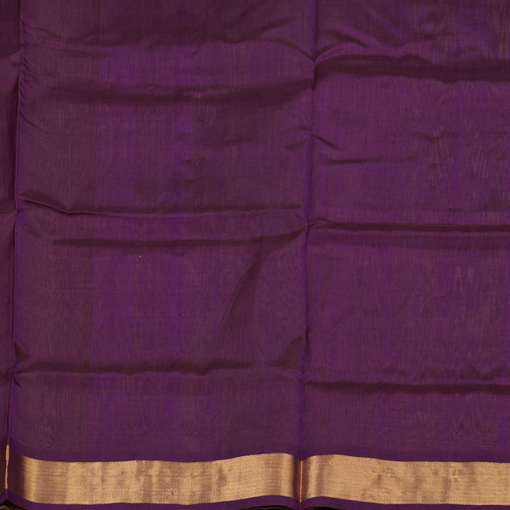 Hayagrivas Handloom Silk Cotton Saree in Bold Lemon Green SWBE809C2-7